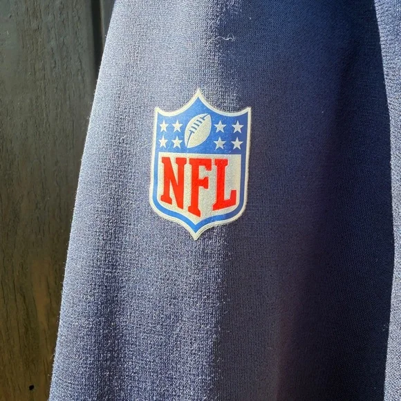 Patriots Nike On Field Team Apparel Full-Zip Hoodie - Picture 4 of 7